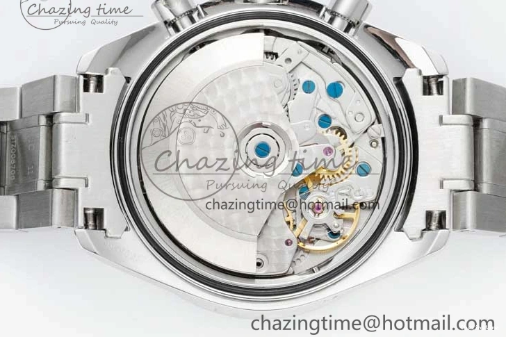 0130 Speedmaster Racing Master SS HKF Best Edition White Dial on SS Bracelet A Premium 7809